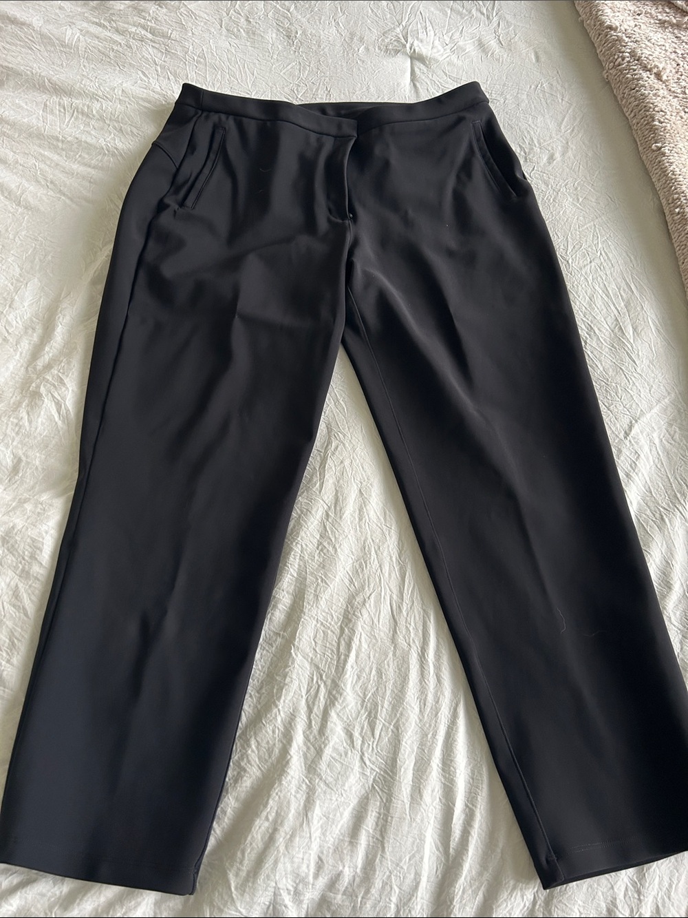 lululemon athletica Black High-Waist Work Trousers